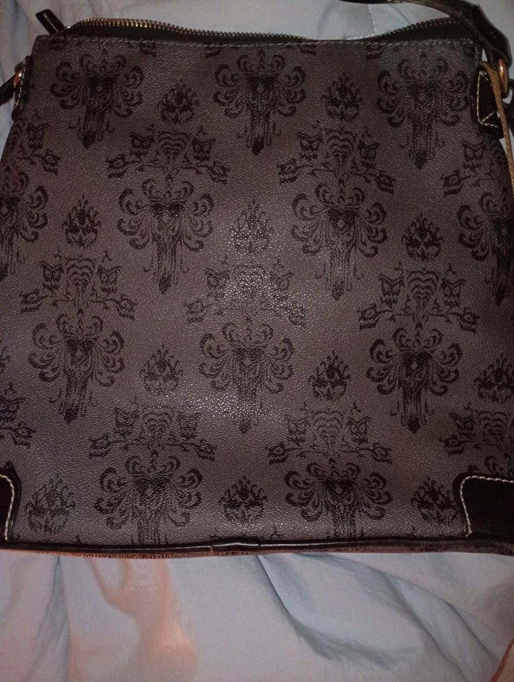 Dooney & Bourke Brown and Dark Brown Monogram Crossbody
